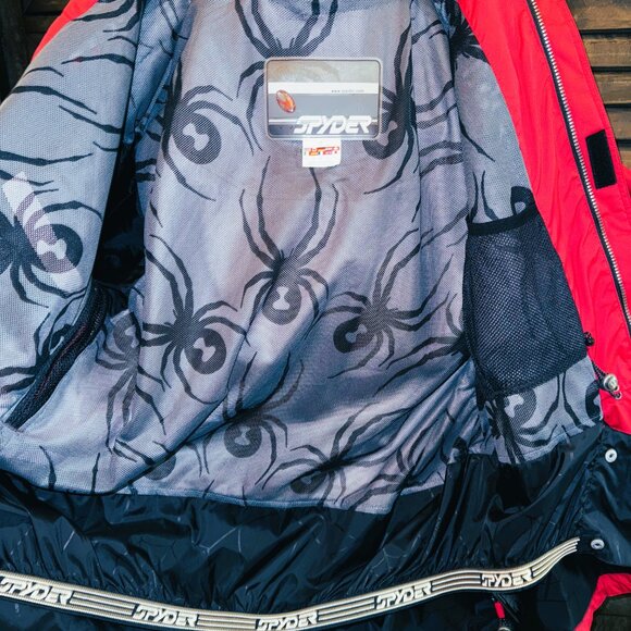 Vintage Mens Large Red Spyder Ski Jacket - Picture 4 of 7